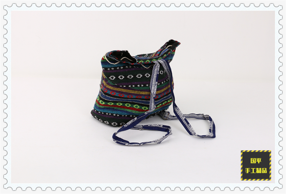 Ethnic Style Special New Fashion Women's Cotton Handmade Backpack with Shoulder Back Cover Can Be Closed Schoolbag Ethnic Style Special New Fashion Women's Cotton Handmade Backpack with Shoulder Back Cover Can Be Closed Schoolbag