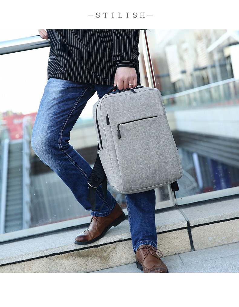 Customized Logo Mi Notebook Computer Backpack Casual Backpack Men's Oxford Cloth Business Casual Student Schoolbag Customized Logo Mi Notebook Computer Backpack Casual Backpack Men's Oxford Cloth Business Casual Student Schoolbag