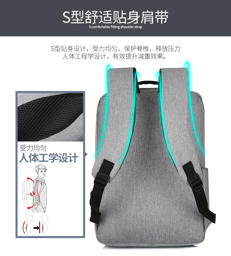 Customized Logo Mi Notebook Computer Backpack Casual Backpack Men's Oxford Cloth Business Casual Student Schoolbag Customized Logo Mi Notebook Computer Backpack Casual Backpack Men's Oxford Cloth Business Casual Student Schoolbag