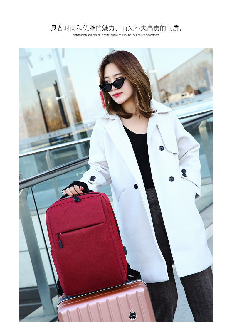 Customized Logo Mi Notebook Computer Backpack Casual Backpack Men's Oxford Cloth Business Casual Student Schoolbag Customized Logo Mi Notebook Computer Backpack Casual Backpack Men's Oxford Cloth Business Casual Student Schoolbag