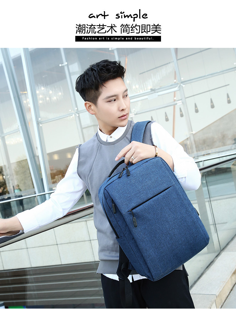 Customized Logo Mi Notebook Computer Backpack Casual Backpack Men's Oxford Cloth Business Casual Student Schoolbag Customized Logo Mi Notebook Computer Backpack Casual Backpack Men's Oxford Cloth Business Casual Student Schoolbag