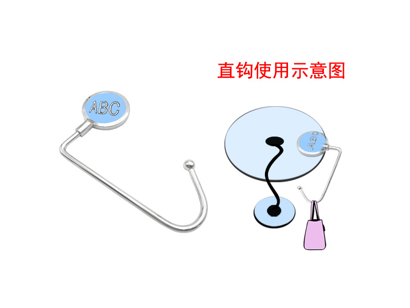 ECommerce Table Bag Hook Schoolbag Hook Straight Hook Bag Hanger Metal Crystal Purse Hook LoadBearing Strong and Durable ECommerce Table Bag Hook Schoolbag Hook Straight Hook Bag Hanger Metal Crystal Purse Hook LoadBearing Strong and Durable