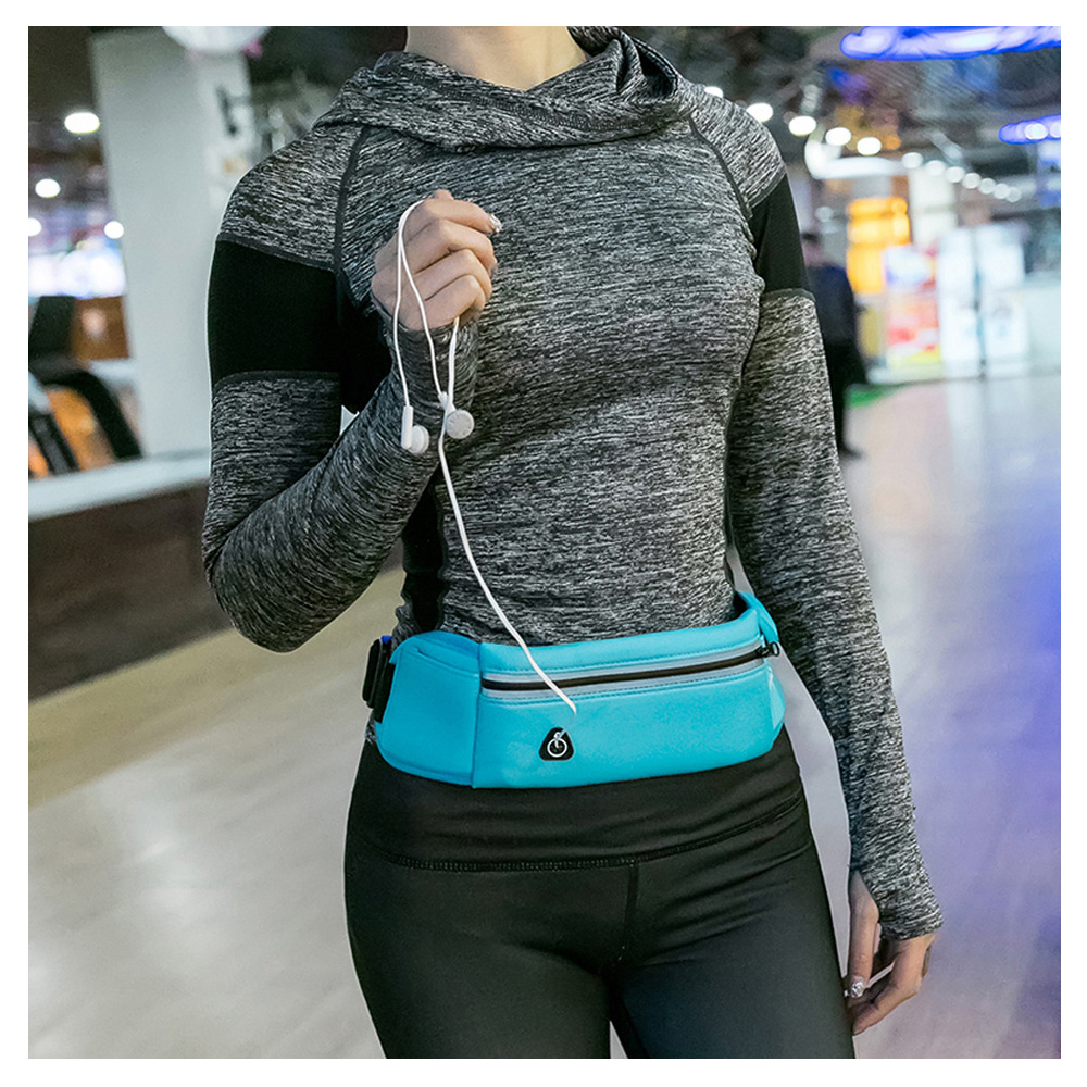 Cross-Border Waist Bag Sports Bag Waist Pack Marathon Close-Fitting Breathable Cross-Country Package Mobile Phone Waist Bag 6619