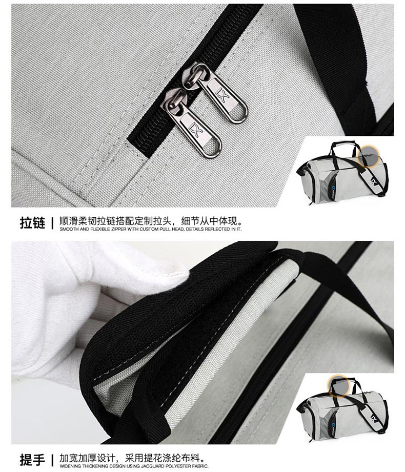 Cross-Border Gym Bag Dry Wet Separation Cylinder Sports Bag Outdoor Single-Shoulder Bag Portable Messenger Bag Luggage Bag Travel Bag Cross-Border Gym Bag Dry Wet Separation Cylinder Sports Bag Outdoor Single-Shoulder Bag Portable Messenger Bag Luggage Bag Travel Bag