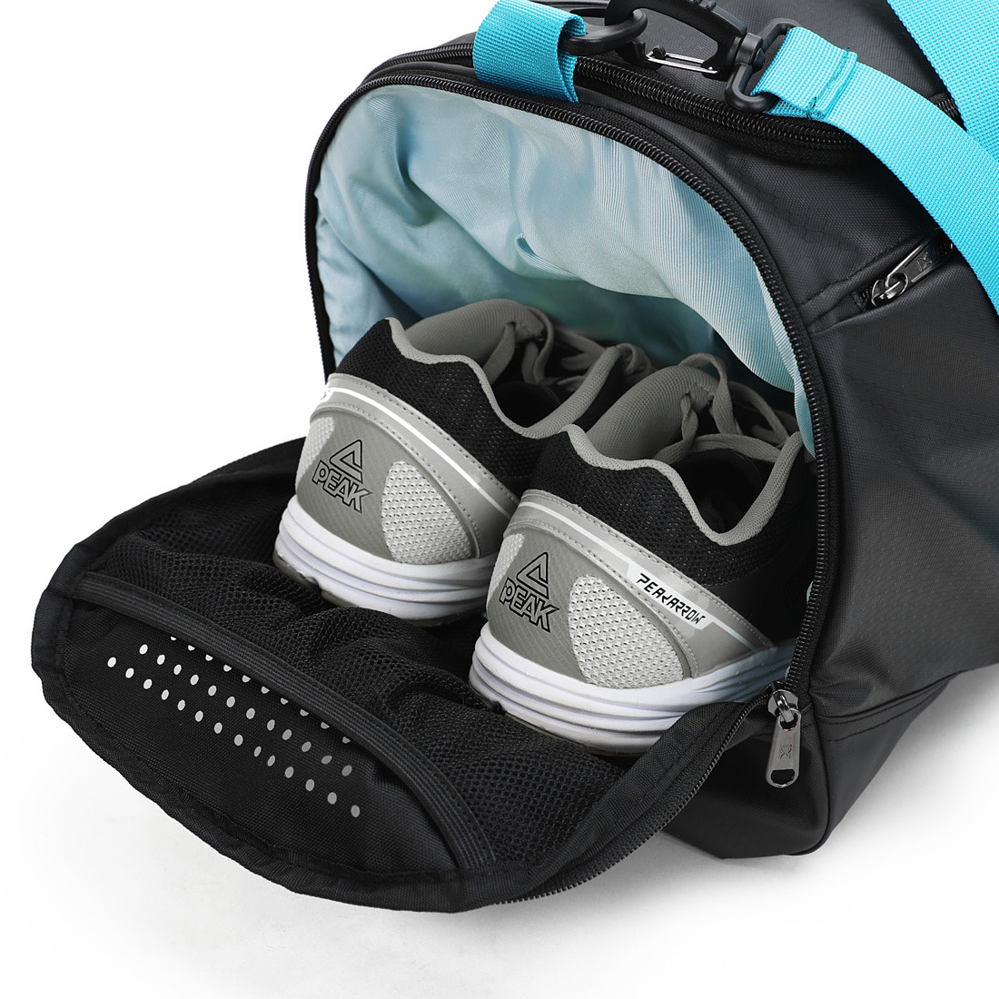 Cross-Border Wet and Dry Isolation round Bag Men&#039;s and Women&#039;s Fitness Bag Messenger Bag Shoulder Bag Portable Travel Bag Sports Bag 8078