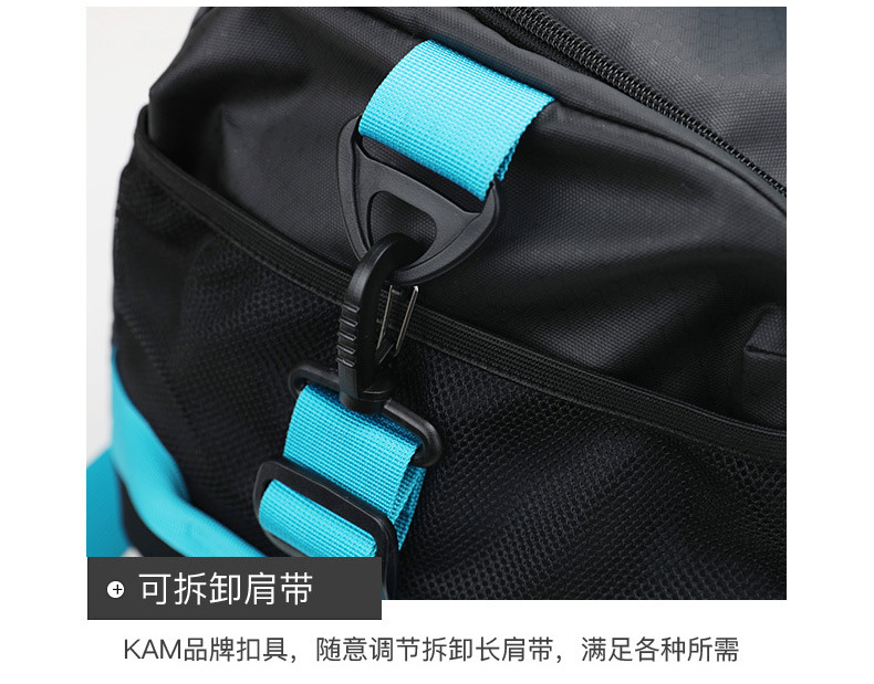Cross-Border Wet and Dry Isolation round Bag Men's and Women's Fitness Bag Messenger Bag Shoulder Bag Portable Travel Bag Sports Bag 8078