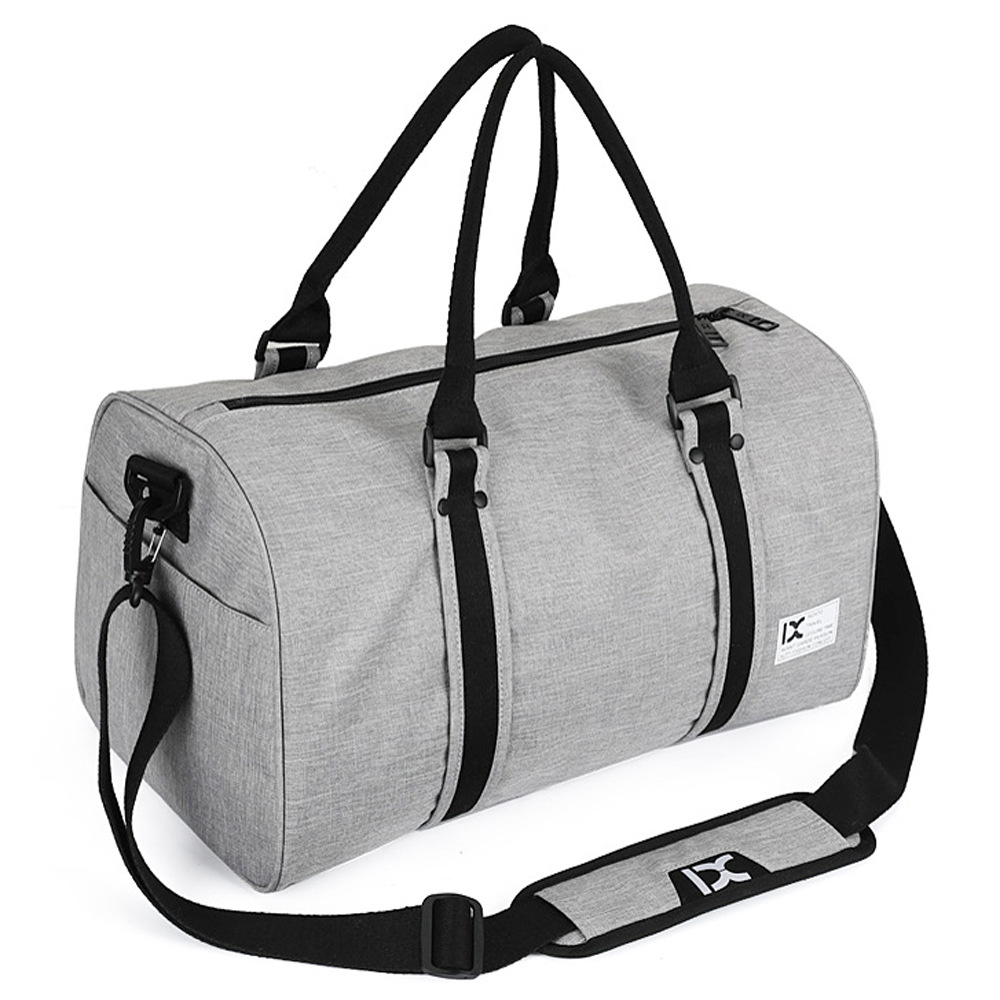 Cross-Border Cylinder Travel Shoulder Bag Crossbody Bag with Shoe Compartments Gym Bag Portable Travel Bag Yoga Sports Bag 8058