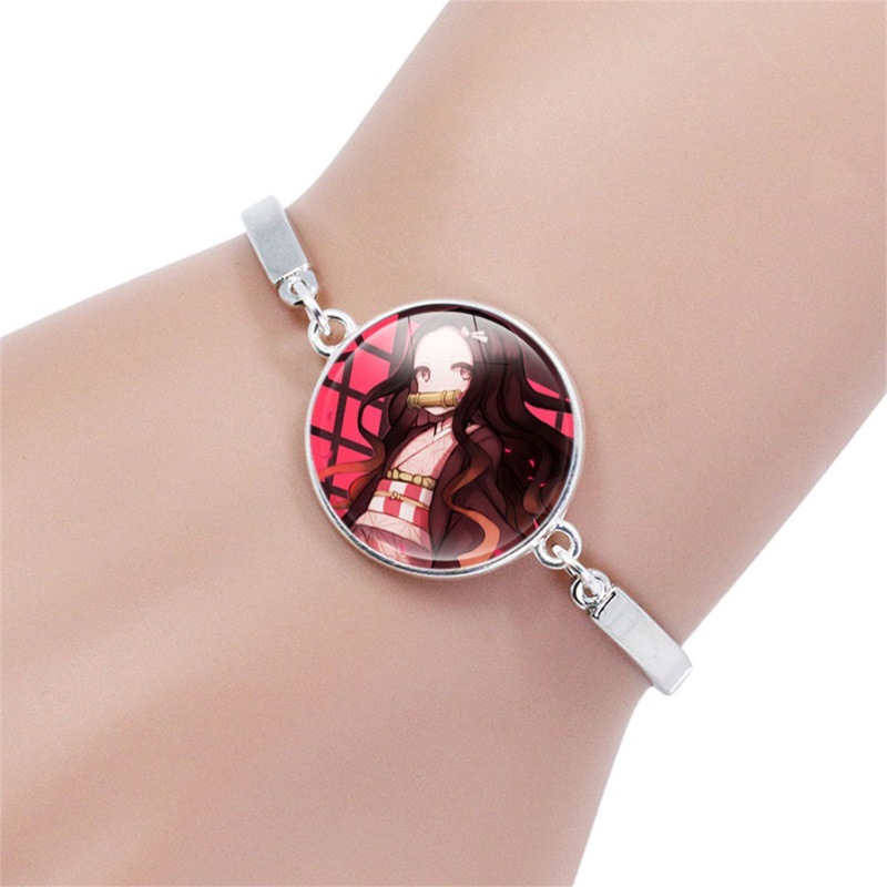 Kimetsu No Yaiba Time Stone Alloy Bangle Bracelet Japanese Classic Anime Peripheral Small Commodity Bracelet Wholesale Kimetsu No Yaiba Time Stone Alloy Bangle Bracelet Japanese Classic Anime Peripheral Small Commodity Bracelet Wholesale