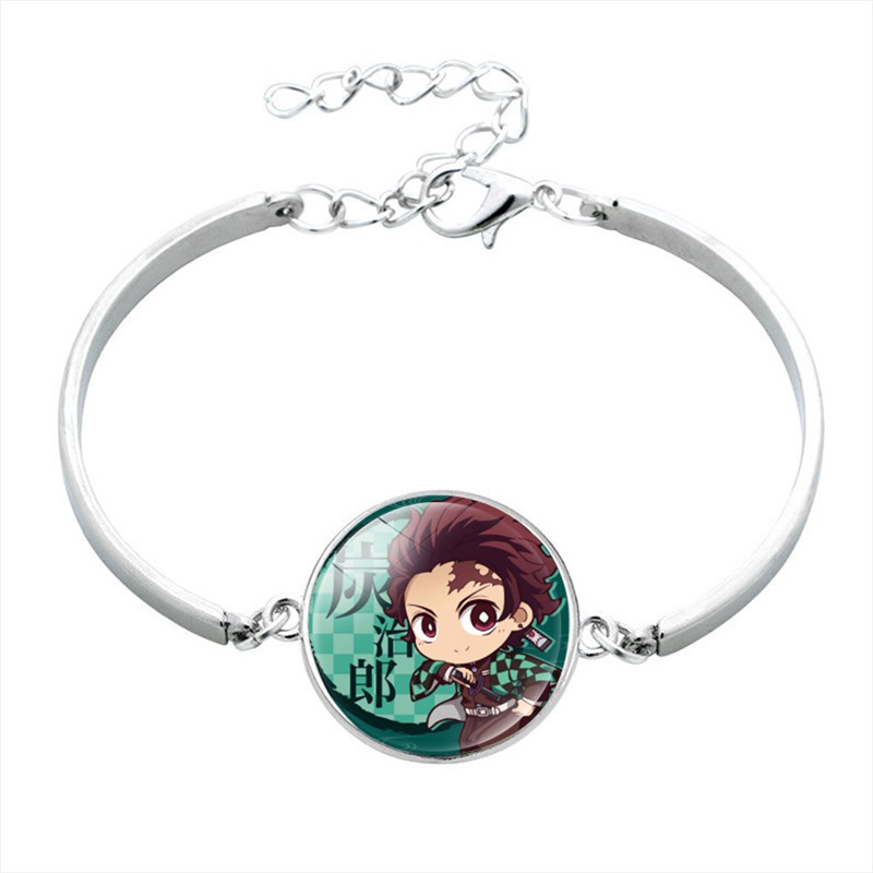 Kimetsu No Yaiba Time Stone Alloy Bangle Bracelet Japanese Classic Anime Peripheral Small Commodity Bracelet Wholesale Kimetsu No Yaiba Time Stone Alloy Bangle Bracelet Japanese Classic Anime Peripheral Small Commodity Bracelet Wholesale