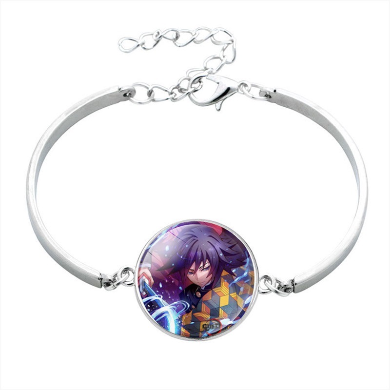 Kimetsu No Yaiba Time Stone Alloy Bangle Bracelet Japanese Classic Anime Peripheral Small Commodity Bracelet Wholesale Kimetsu No Yaiba Time Stone Alloy Bangle Bracelet Japanese Classic Anime Peripheral Small Commodity Bracelet Wholesale