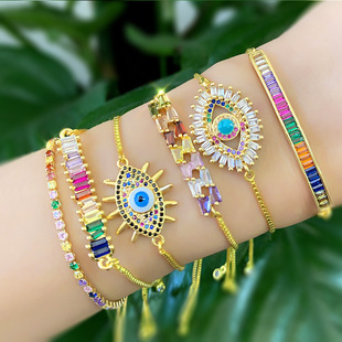 European and American Personalized Bohemian Candy Color Necklace Clavicle Chain Short Ins Color Choker Pure Necklace Female Nkw01