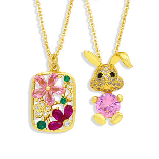 European and American Personalized Bohemian Candy Color Necklace Clavicle Chain Short Ins Color Choker Pure Necklace Female Nkw01
