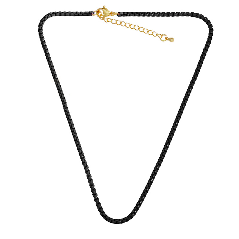 European and American Personalized Bohemian Candy Color Necklace Clavicle Chain Short Ins Color Choker Pure Necklace Female Nkw01