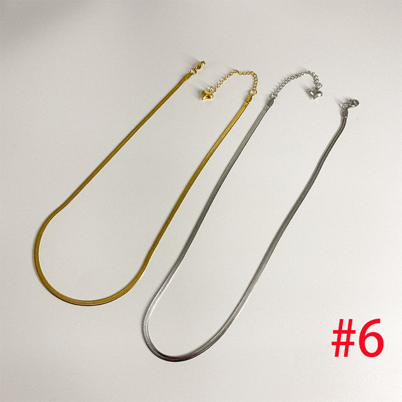 European and American Retro Titanium Steel Necklace Female Ins Special-Interest Design Clavicle Chain Cold Style Choker Simple KVK Little Golden Beans European and American Retro Titanium Steel Necklace Female Ins Special-Interest Design Clavicle Chain Cold Style Choker Simple KVK Little Golden Beans