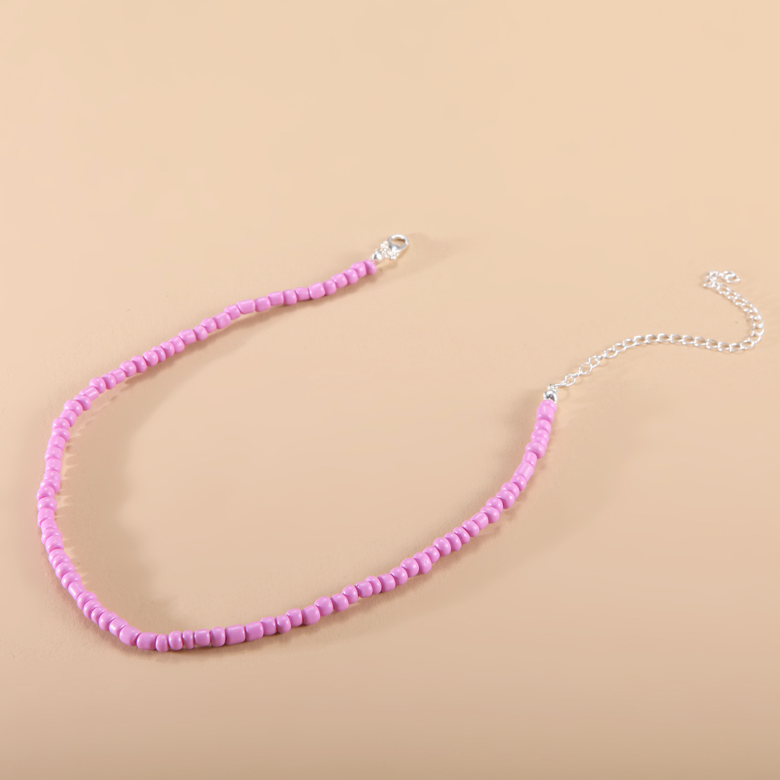 European and American New Necklace Bohemian Short Necklace Choker Amazon Combination Color Bead Necklace