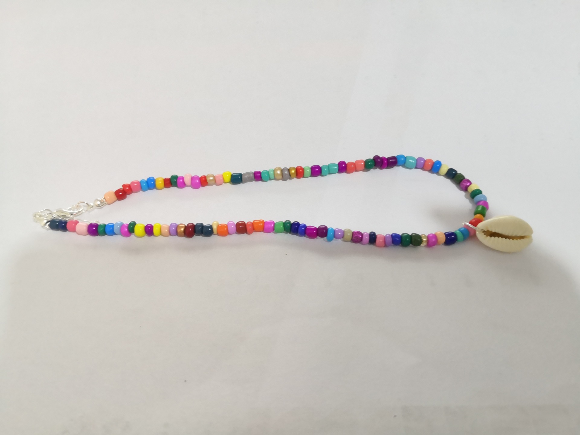 European and American New Necklace Bohemian Short Necklace Choker Amazon Combination Color Bead Necklace
