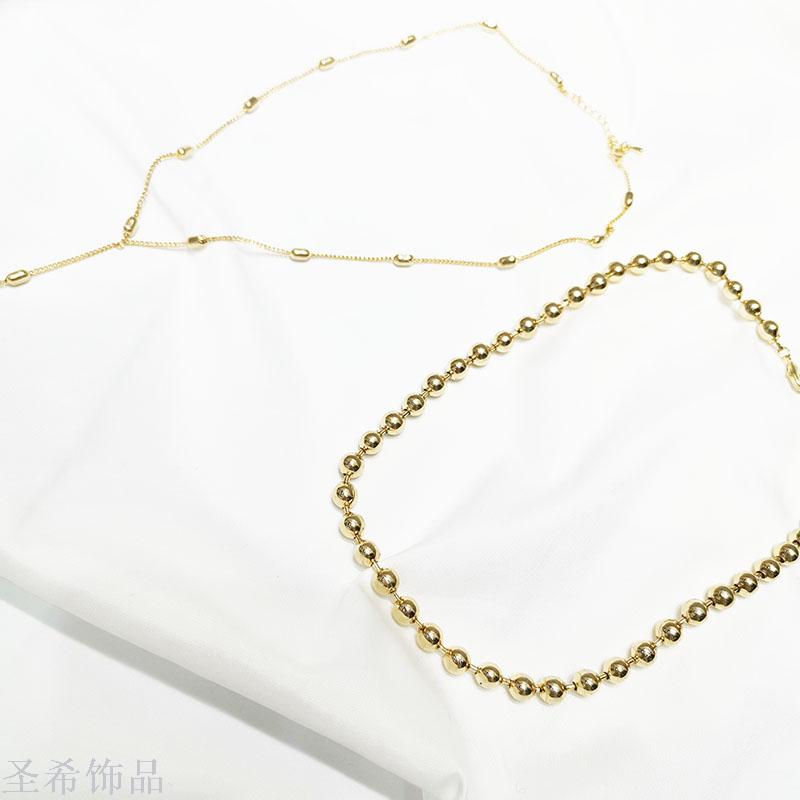New double layer sweater chain contracted clavicle chain \"women long multi - layer jewelry choker 100 collocation act the role of double necklace New double layer sweater chain contracted clavicle chain \"women long multi - layer jewelry choker 100 collocation act the role of double necklace