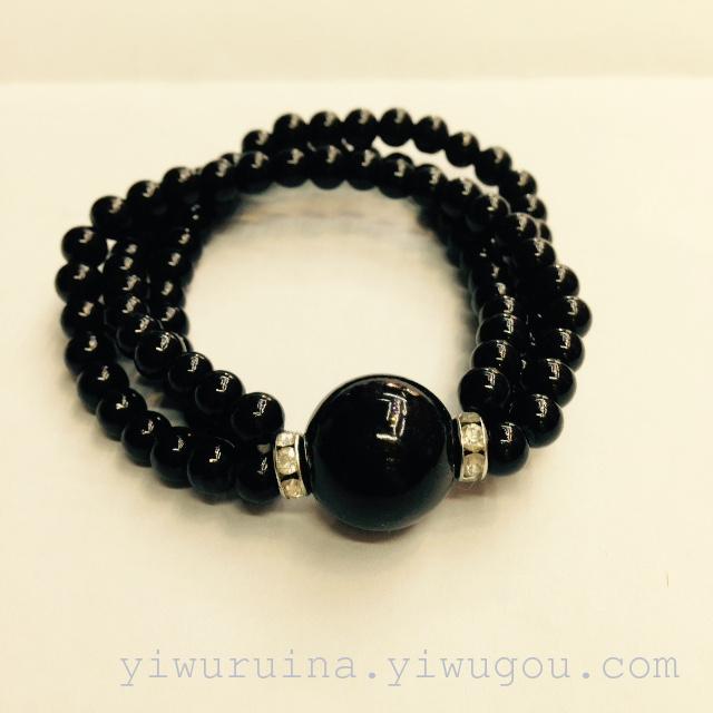 Foreign trade accessories European and American fashion elastic pearl bracelet ladies bracelet Foreign trade accessories European and American fashion elastic pearl bracelet ladies bracelet