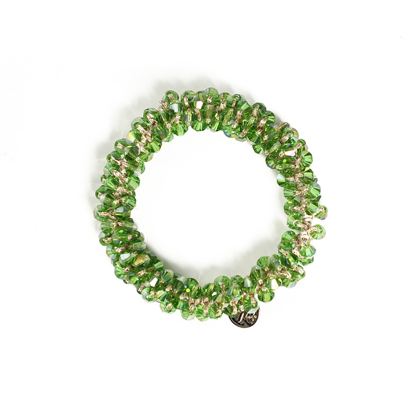 Korean Style Elastic Hair Ring Women&#039;s Stylish Hair Accessories Ins Mori Style Rubber Band Tie-up Hair Head Rope Bracelet Dual-Use Hair Band Wholesale