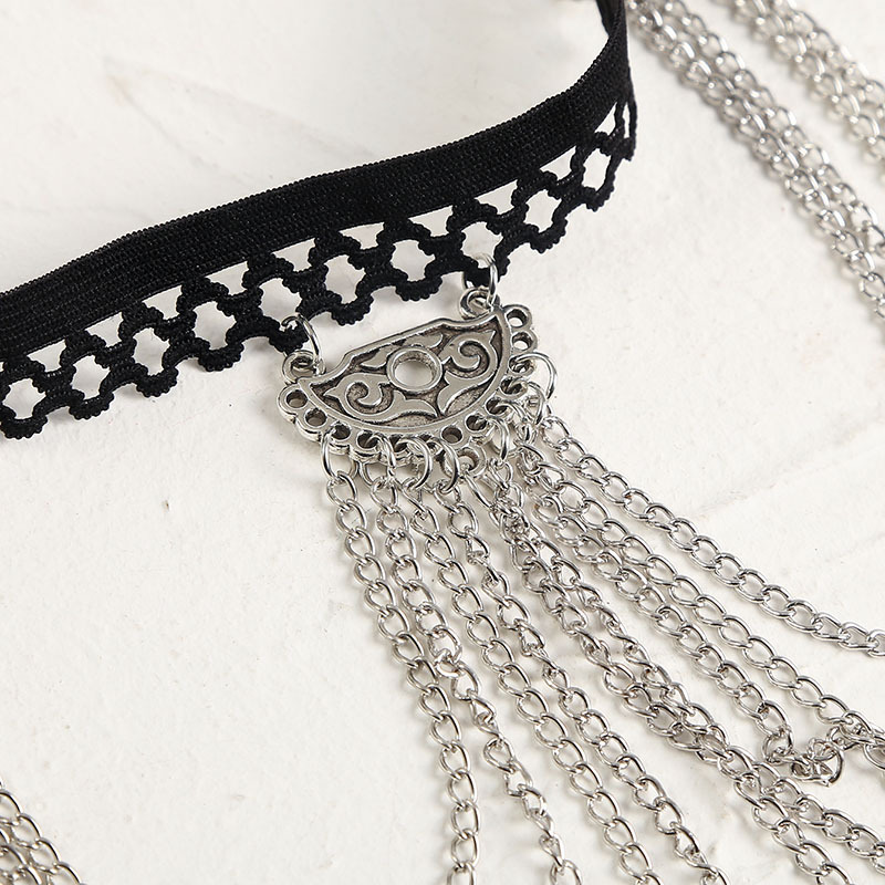 Bohemian Long Chain Multi-Layer Elastic Leg Bracelet European and American Trendy Unique Exaggerated Body Chains Jewelry