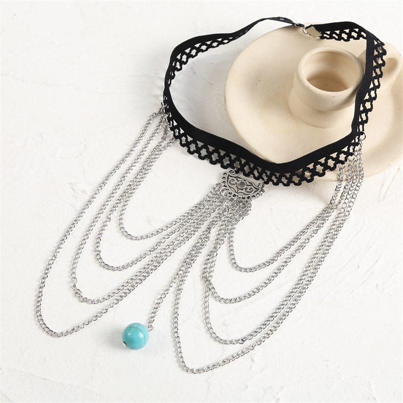 Bohemian Long Chain Multi-Layer Elastic Leg Bracelet European and American Trendy Unique Exaggerated Body Chains Jewelry