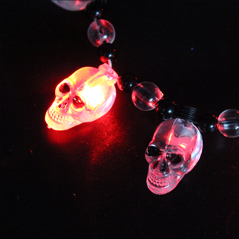 ZD Manufacturer Foreign Trade Popular Style LED Luminous Bracelet Magnet Bracelet Halloween Luminous Bracelet Skull Lighting Chain ZD Manufacturer Foreign Trade Popular Style LED Luminous Bracelet Magnet Bracelet Halloween Luminous Bracelet Skull Lighting Chain