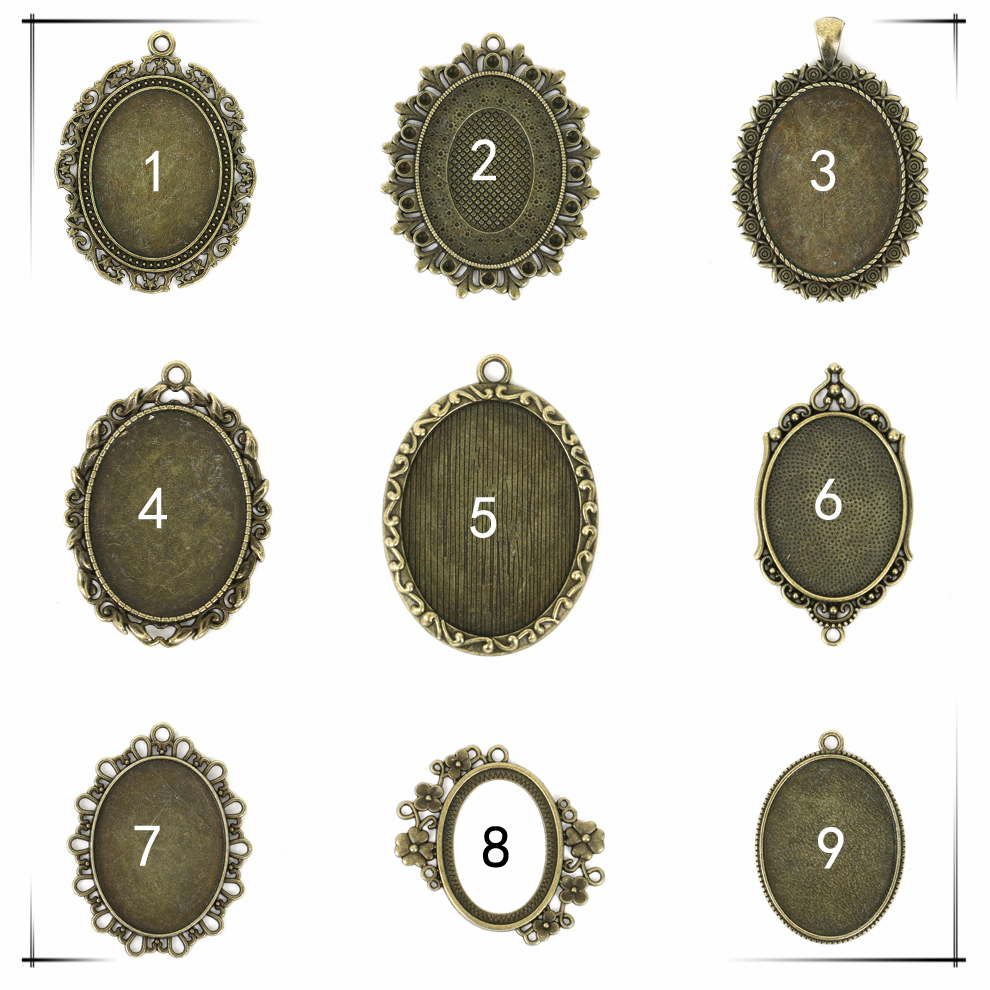 2021 Foreign Trade New Retro Environmentally Friendly Zinc Alloy Base Support DIY Time Gem Cabochon Necklace Keychain Accessory Accessories 2021 Foreign Trade New Retro Environmentally Friendly Zinc Alloy Base Support DIY Time Gem Cabochon Necklace Keychain Accessory Accessories