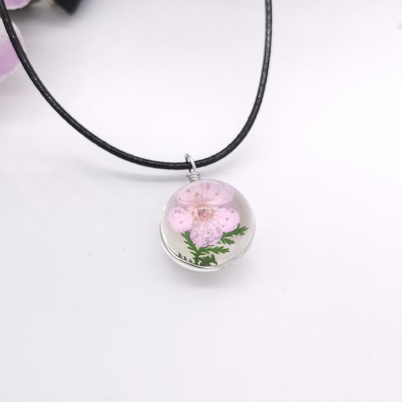 The Ladies flower plant mori girls time gem handmade specialty travel gift necklace XL- The Ladies flower plant mori girls time gem handmade specialty travel gift necklace XL-