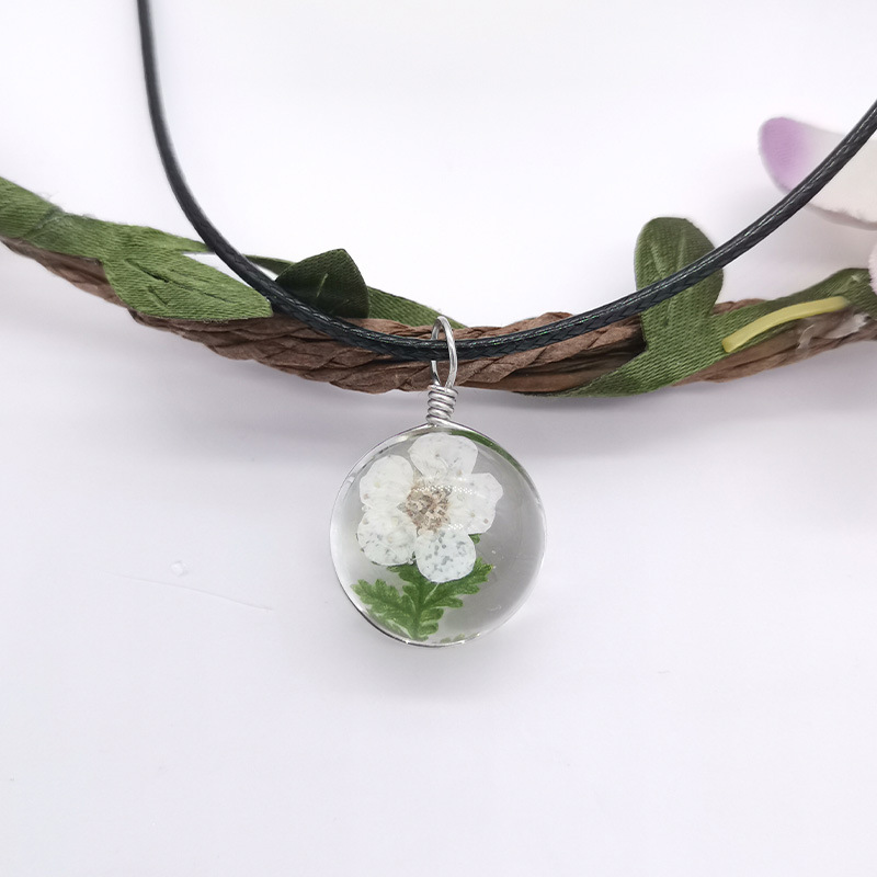 The Ladies flower plant mori girls time gem handmade specialty travel gift necklace XL- The Ladies flower plant mori girls time gem handmade specialty travel gift necklace XL-