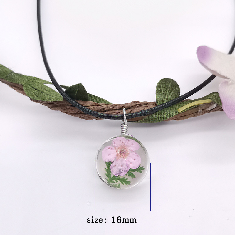 The Ladies flower plant mori girls time gem handmade specialty travel gift necklace XL- The Ladies flower plant mori girls time gem handmade specialty travel gift necklace XL-