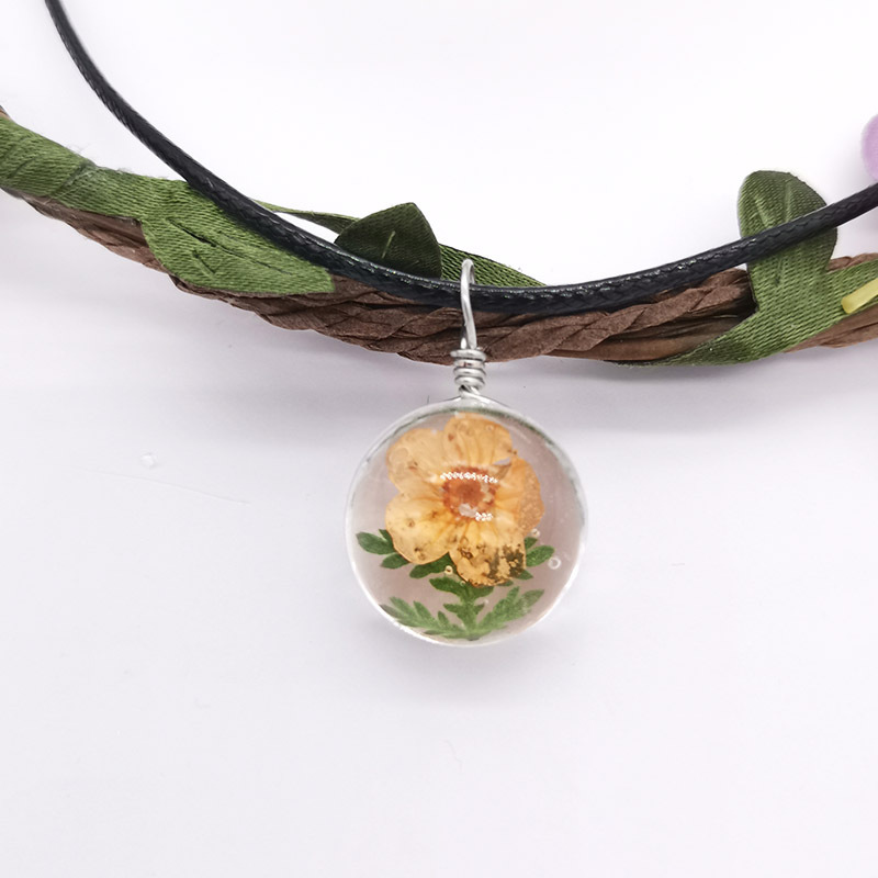 The Ladies flower plant mori girls time gem handmade specialty travel gift necklace XL- The Ladies flower plant mori girls time gem handmade specialty travel gift necklace XL-