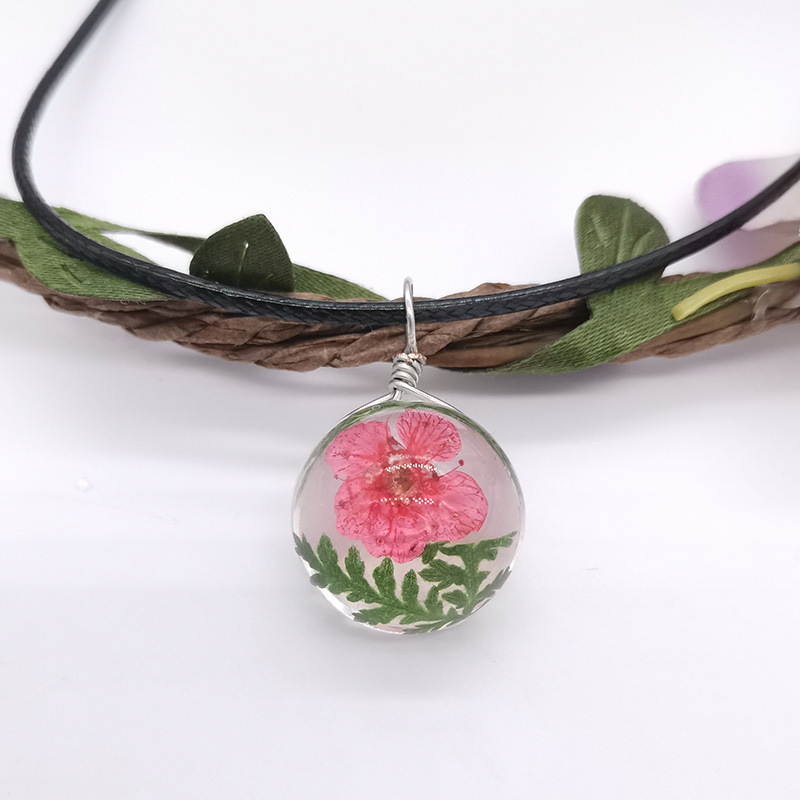 The Ladies flower plant mori girls time gem handmade specialty travel gift necklace XL- The Ladies flower plant mori girls time gem handmade specialty travel gift necklace XL-