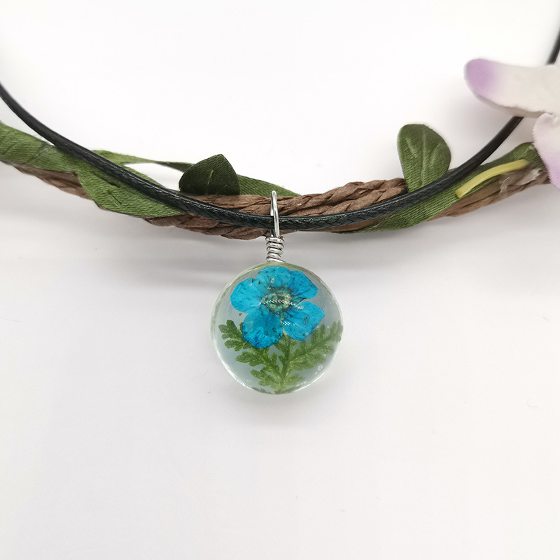 The Ladies flower plant mori girls time gem handmade specialty travel gift necklace XL- The Ladies flower plant mori girls time gem handmade specialty travel gift necklace XL-
