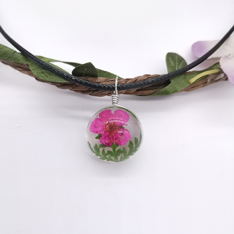 The Ladies flower plant mori girls time gem handmade specialty travel gift necklace XL- The Ladies flower plant mori girls time gem handmade specialty travel gift necklace XL-