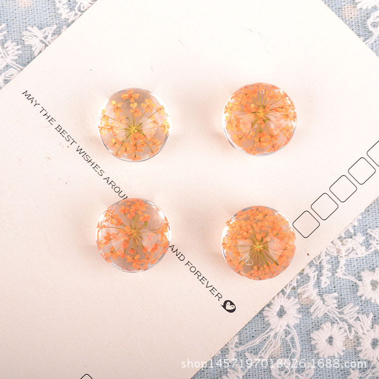 Creative DIY bracelet accessories necklace pendant natural lace flower snow beads flower semi-finished time gem 20# Creative DIY bracelet accessories necklace pendant natural lace flower snow beads flower semi-finished time gem 20#