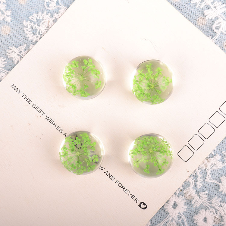 Creative DIY bracelet accessories necklace pendant natural lace flower snow beads flower semi-finished time gem 20# Creative DIY bracelet accessories necklace pendant natural lace flower snow beads flower semi-finished time gem 20#