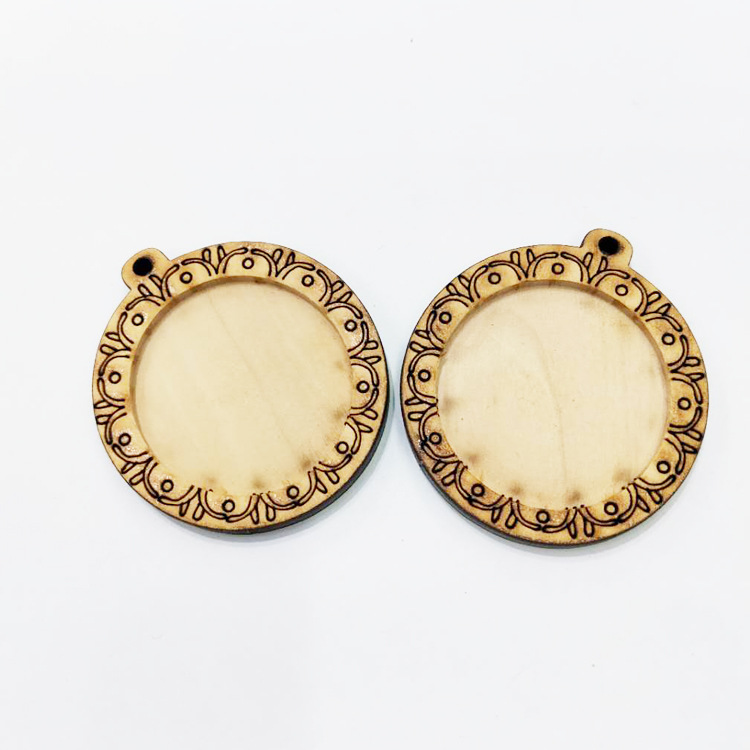 30mm round time gem base support wooden necklace pendant pendant DIY key ring jewelry accessories 30mm round time gem base support wooden necklace pendant pendant DIY key ring jewelry accessories