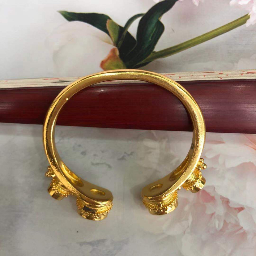 Tibetan Gold-Plated Bracelet, No Fading, No Allergy, No Breaking, New Tibetan Ethnic Style Bracelet