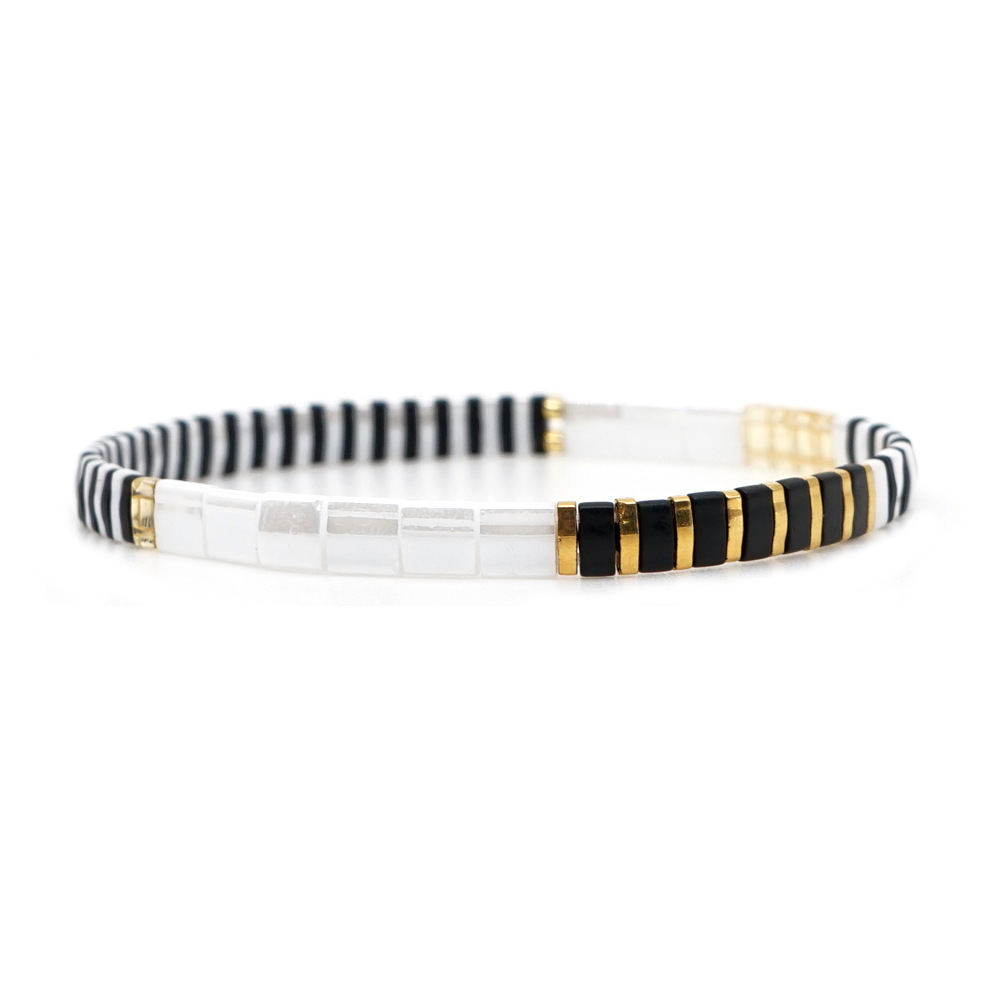 2021 Simple Fashion Tila Beads Woven Beads Bracelet Women's Multi-Layer Twin Bohemian Ethnic Style Hand Jewelry