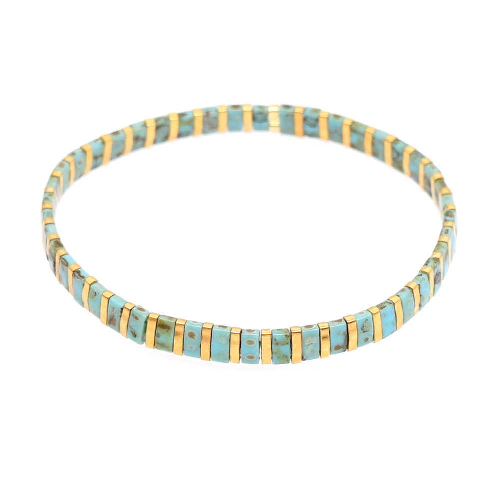 2021 Simple Fashion Tila Beads Woven Beads Bracelet Women's Multi-Layer Twin Bohemian Ethnic Style Hand Jewelry