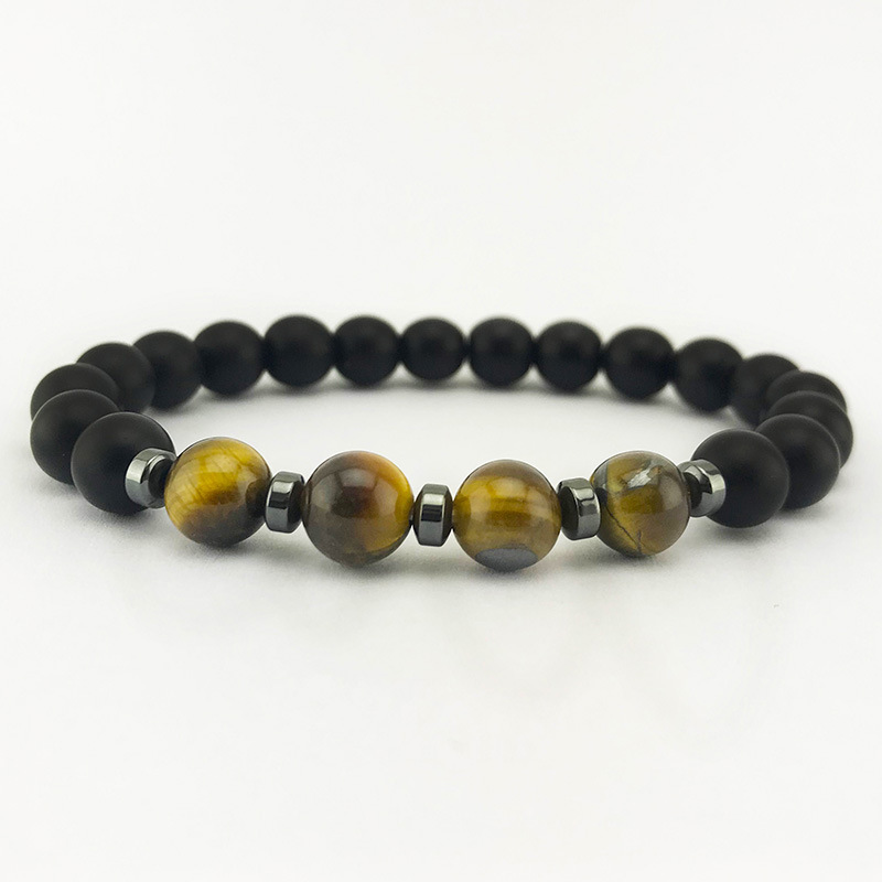 European and American Magnet Bracelet Frosted Black Agate Tiger Eye Magnet Bracelet Cross-Border Hot Accessories Retail Gift Wholesale European and American Magnet Bracelet Frosted Black Agate Tiger Eye Magnet Bracelet Cross-Border Hot Accessories Retail Gift Wholesale