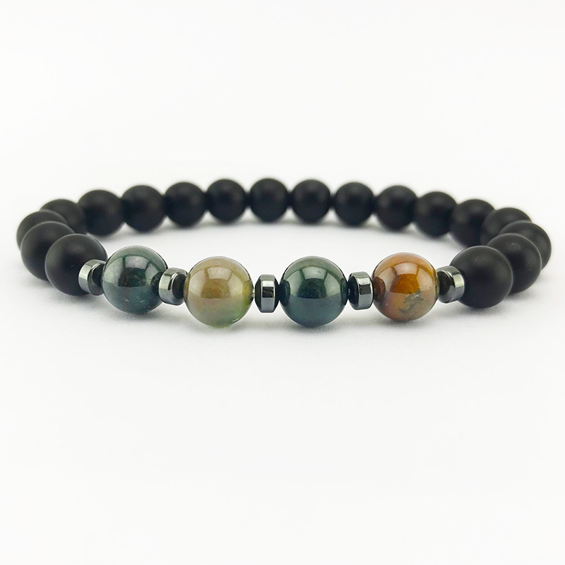 European and American Magnet Bracelet Frosted Black Agate Tiger Eye Magnet Bracelet Cross-Border Hot Accessories Retail Gift Wholesale European and American Magnet Bracelet Frosted Black Agate Tiger Eye Magnet Bracelet Cross-Border Hot Accessories Retail Gift Wholesale