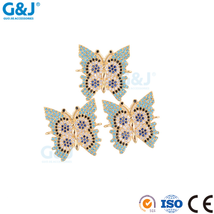 The new copper accessories are micro-inlaid with color zirconium necklace bracelet jewelry hang pieces fine jewelry The new copper accessories are micro-inlaid with color zirconium necklace bracelet jewelry hang pieces fine jewelry