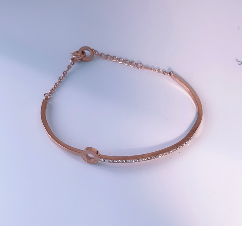 Exquisite and Elegant Titanium Steel Bracelet Rose Gold Mesh Red Same Style Bracelet for Women Korean Style Fashion Trend Maintains Color Factory Direct Sales Exquisite and Elegant Titanium Steel Bracelet Rose Gold Mesh Red Same Style Bracelet for Women Korean Style Fashion Trend Maintains Color Factory Direct Sales