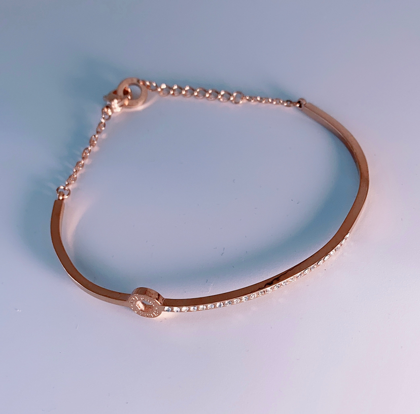 Exquisite and Elegant Titanium Steel Bracelet Rose Gold Mesh Red Same Style Bracelet for Women Korean Style Fashion Trend Maintains Color Factory Direct Sales Exquisite and Elegant Titanium Steel Bracelet Rose Gold Mesh Red Same Style Bracelet for Women Korean Style Fashion Trend Maintains Color Factory Direct Sales