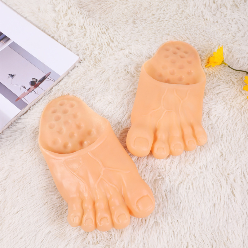 Simulation Giant Funny Slippers Toe Shoes Big Feet Giant Spoof Bare Feet Red Five Fingers Foot Cossplay Simulation Giant Funny Slippers Toe Shoes Big Feet Giant Spoof Bare Feet Red Five Fingers Foot Cossplay