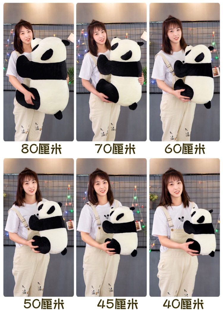 Simulation Giant Panda Doll Plush Toys Ragdoll Doll Pillow Stall Gift Wholesale Custom Logo