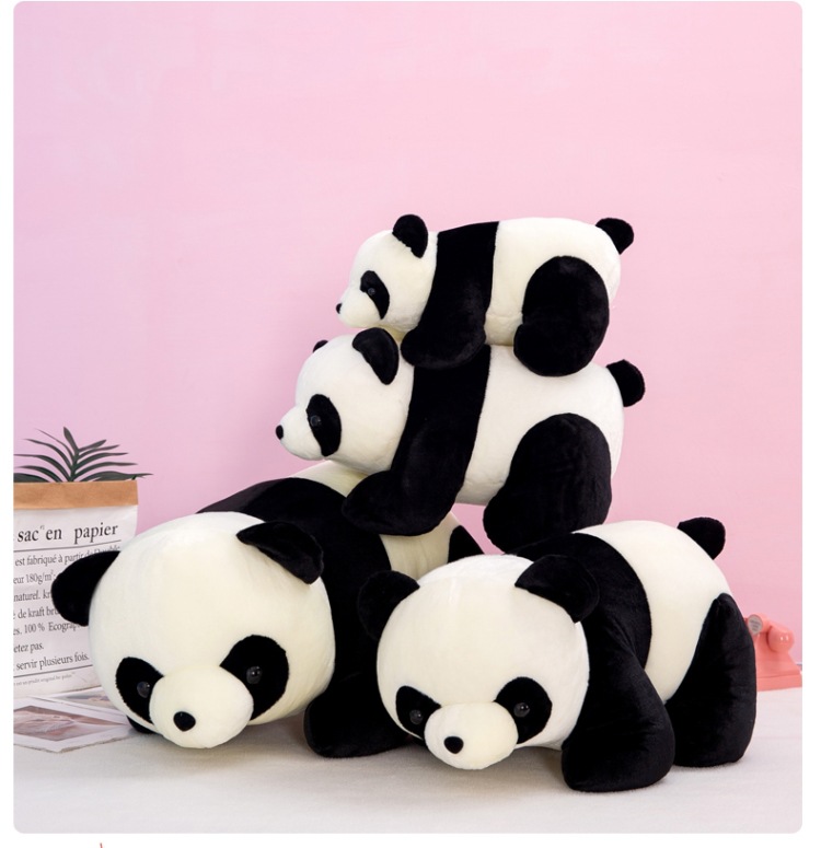 Simulation Giant Panda Doll Plush Toys Ragdoll Doll Pillow Stall Gift Wholesale Custom Logo