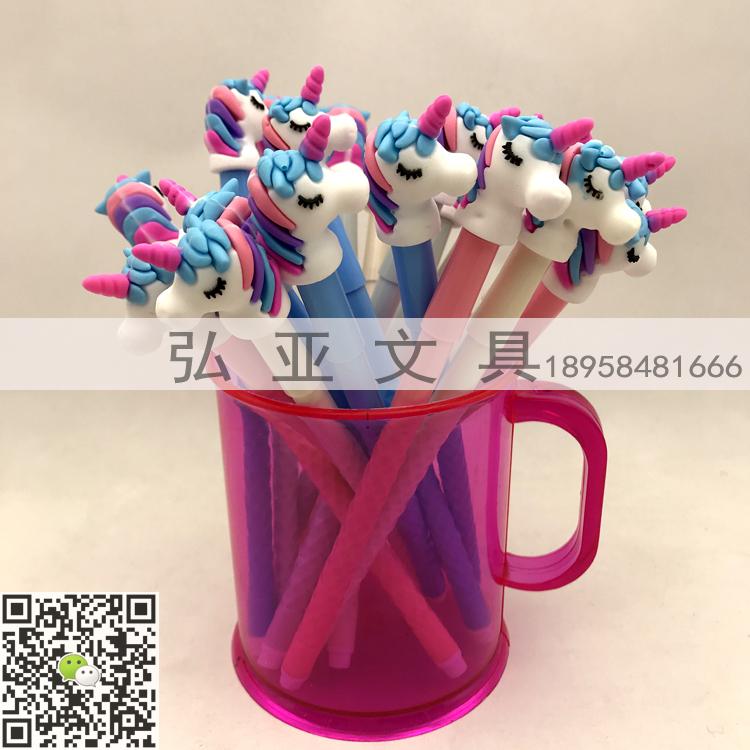 Cup - sized ball pen unicorn cartoon shape ball pen creative stationery gifts giant good writing in oil pen Cup - sized ball pen unicorn cartoon shape ball pen creative stationery gifts giant good writing in oil pen