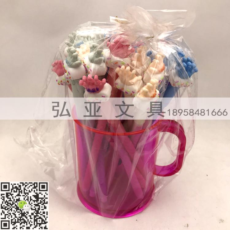 Cup - sized ball pen unicorn cartoon shape ball pen creative stationery gifts giant good writing in oil pen Cup - sized ball pen unicorn cartoon shape ball pen creative stationery gifts giant good writing in oil pen